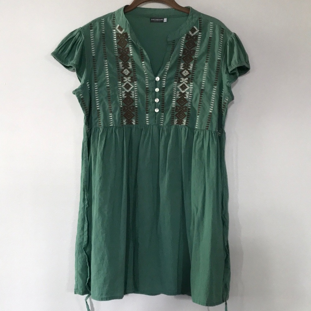 EARTHBOUND Trading Company Green Tunic